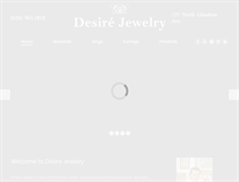 Tablet Screenshot of desire-jewelry.com